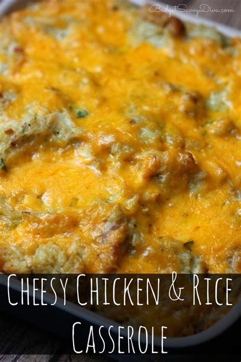 Pour in flour, garlic salt, garlic powder, and pepper, whisk to combine. Cheesy Chicken and Rice Casserole Recipe | Budget Savvy Diva