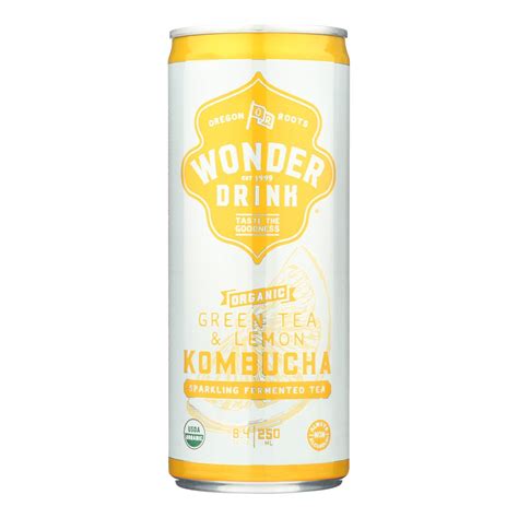 Kombucha Wonder Drink Wonder Drink Case Of 24 84 Fl Oz