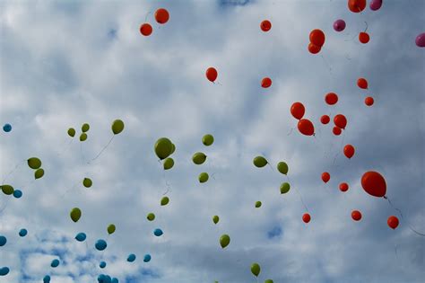 Balloons In Sky Free Photo Download Freeimages
