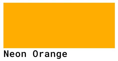 Neon Orange Color Codes The Hex Rgb And Cmyk Values That You Need Images