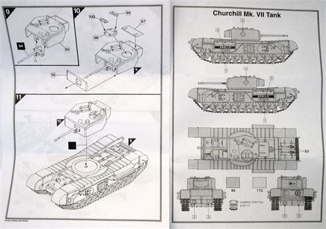 Churchill Mkvii Tank Airfix 01304