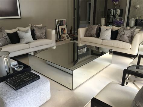 Mirrored Coffee Tables Klarity Glass Furniture