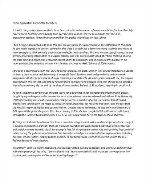 If you are emailing them see more cover letter examples. Law School Recommendation Letter From Employer Beautiful ...