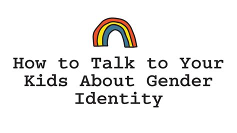 How To Talk To Your Kids About Gender Identity Youtube