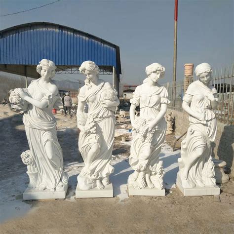 Four Seasons Statues Marble Aongking Sculpture Seasons Statues