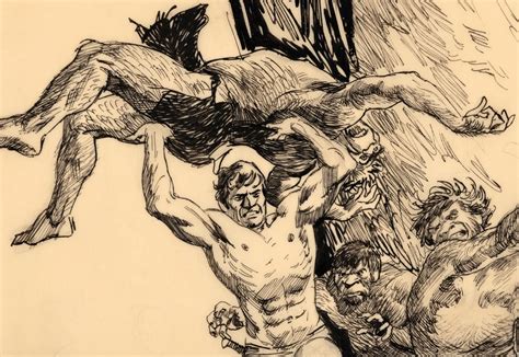 Hakes Tarzan Original Art By Gray Morrow