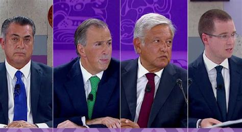 Los Cuatro Candidatos A Presidencia De México En Un Vistazo Periódico