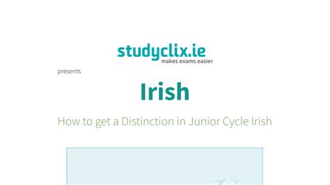 Compulsory Texts Drama Junior Cycle Higher Irish T2 Studyclix