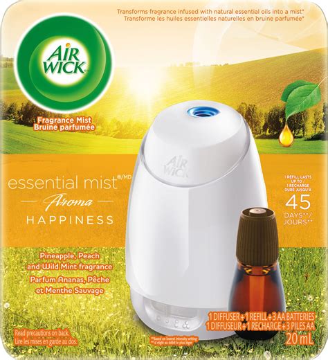 Air Wick Essential Mist Aroma Fragrance Oil Diffuser Happiness 1