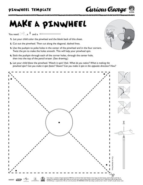 Pinwheels Kids Coloring Pages Pbs Kids For Parents