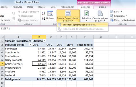 Tablas Dinámicas En Excel 2010 Segmentación De Datos Jld Excel En