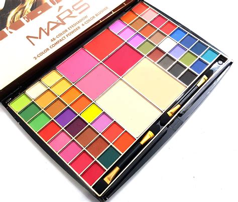 Buy Mars Shade 1 48 Colour Eyeshadow Blush Compact Complete Makeup