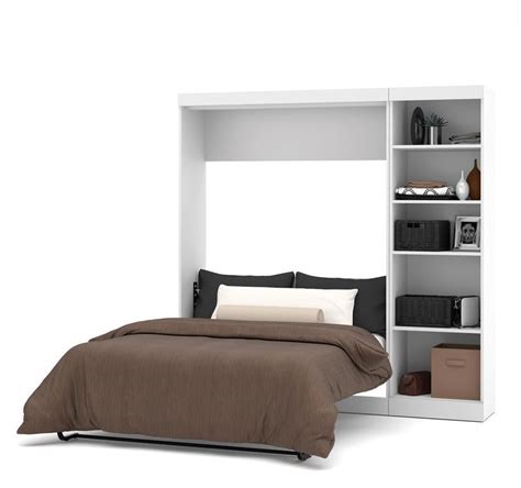 Bestar Pur 84 Full Wall Bed Kit In White Beyond Stores