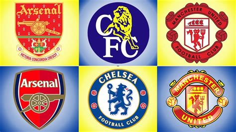 The History And Evolution Of The Premier League Club Badges Youtube