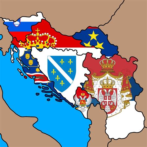 Made A Map Of United Kingdom Of Serbs Croats And Slovenians One Of