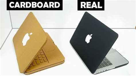 Sub out the imagery with your photos. How to Make Apple MacBook Pro from Cardboard - YouTube