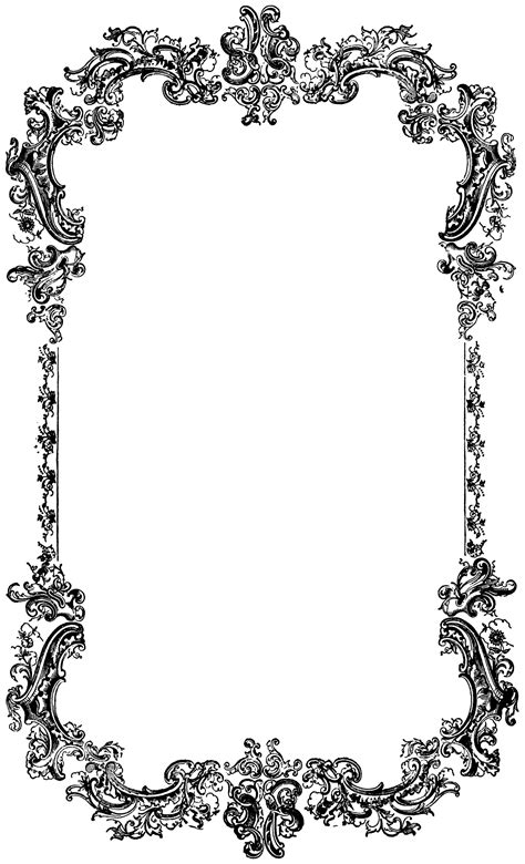 Oval Clipart Victorian Border Oval Victorian Border Transparent Free