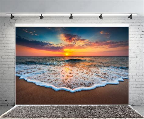 Buy Leyiyi 5x3ft Photography Background Seaside Sunset Backdrop Wedding