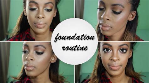 My Flawless Foundation Routine Full Coverage ♡ Lawenwoss Youtube