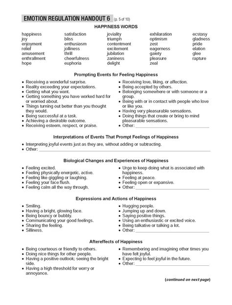 Dbt Emotion Regulation Worksheet Try This Sheet Hot Sex Picture