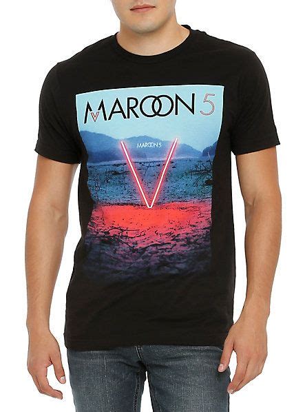 Maroon 5 V Album Art T Shirt Hot Topic Shirts Shirts Maroon 5