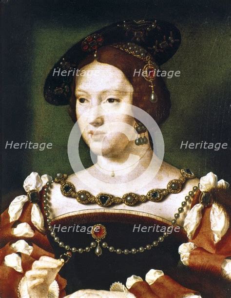 Portrait Of Eleanor Queen Of France C1530 1540 Artist Joos Van
