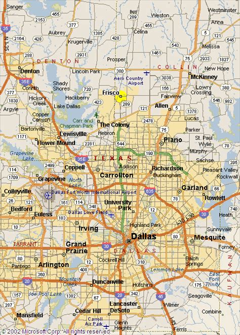 Frisco Texas Map