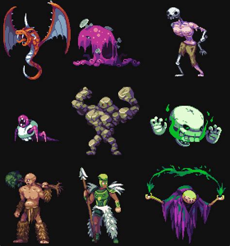 OC RPG Monsters PixelArt Pixel Art Characters Pixel Art Design