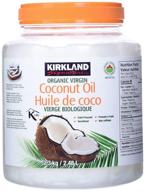 Kirkland Signature Organic Coconut Oil 84 Fl. Oz. - Pure & Unrefined