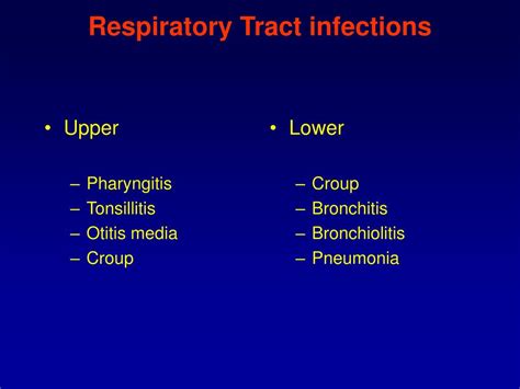 Ppt Respiratory Infections In Children Dr Basil Elnazir Phd Frcpi