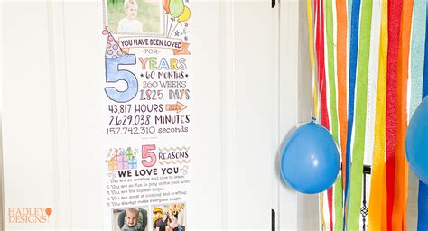 Kids Birthday Decorations Open The Door To An Awesome Day Hadley