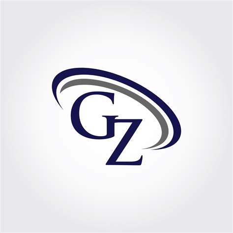 Monogram Gz Logo Design By Vectorseller Thehungryjpeg