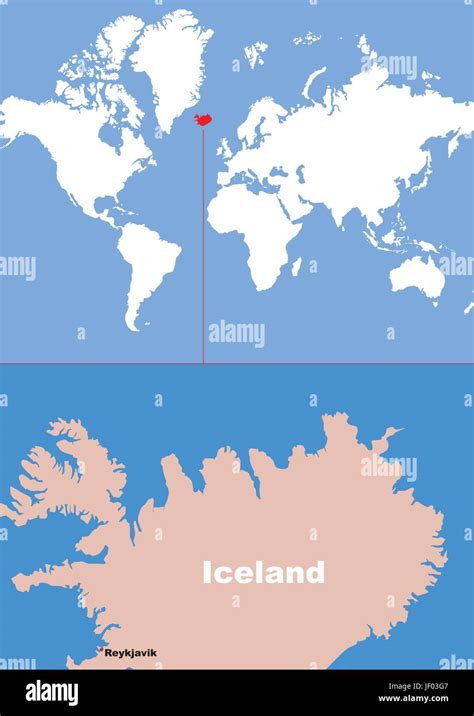 Iceland In World Map Map Of Rose Bowl