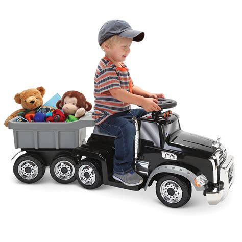 Maybe you would like to learn more about one of these? The Only Ride-On Mack Truck - Hammacher Schlemmer