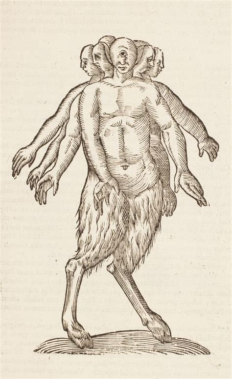 Aldrovandi Was A Prodigious Writer Of Natural History His Book On Monsters Profusely