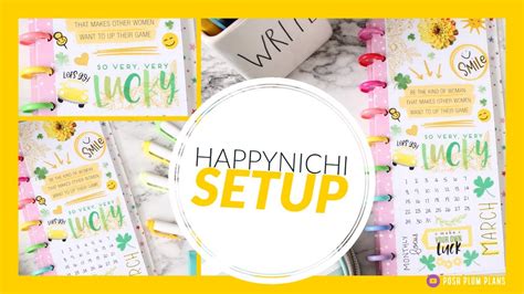 Happynichi March 2020 Planner Setup Happinichi Bullet Journal