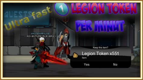 Fastest Way To Get Legion Tokens Aqw Guide Youtube