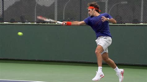 Roger Federer Forehand In Super Slow Motion 9 Indian Wells 2013 Bnp