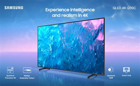 Samsung Smart Tv Qled Q70c 85 Inch Titan Gray 2023 Quantum