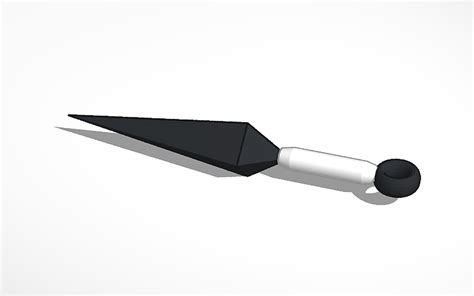 3d Design Kunai Knife Tinkercad
