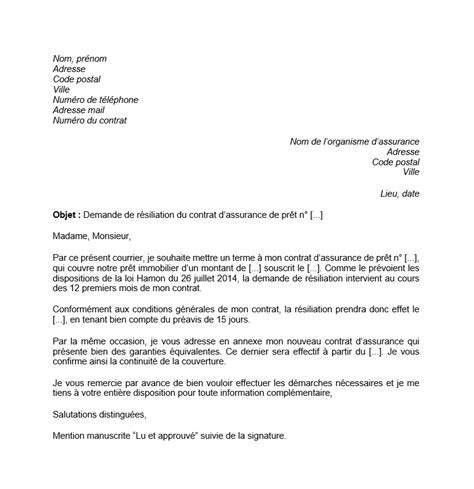 Simuler sa lettre de résiliation en assurance de prêt Cmonassurance