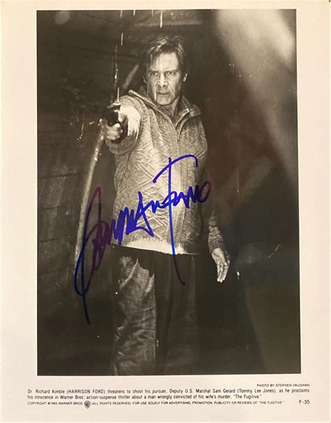 Bid Now The Fugitive Harrison Ford Signed Movie Photo December