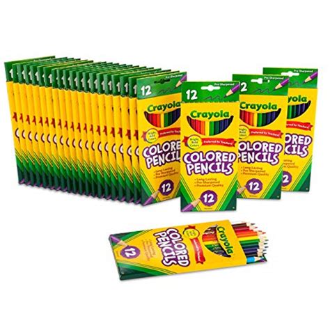 Crayola Bulk Colored Pencils Pre Sharpened Bulk School Supplies For