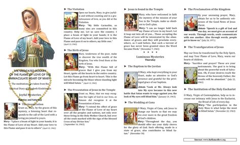 Rosary Meditations – Flame of Love