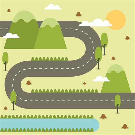 Route Vector Illustration Clip Art Image Royalty Free Svg Clip Art My