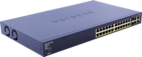 Netgear Fs728tp 100nas 24 Port 10100 Smart Switch With Poe 24 X 10