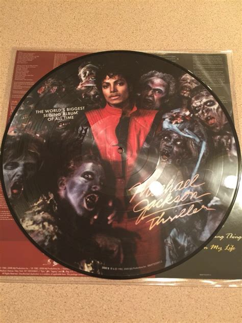 Michael Jackson Thriller Limited Edition Picture Disc Vinyl Lp Records