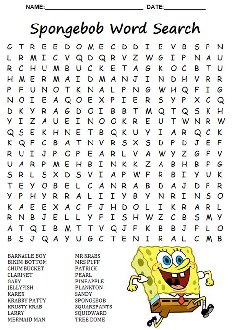 Seek And Find Word Puzzles