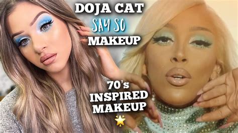 Doja Cat Say So Inspired Makeup Tutorial Grwm ️ Youtube