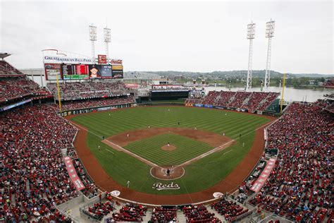 Great American Ball Park Home To The Cincinnati Reds Can I Just Be